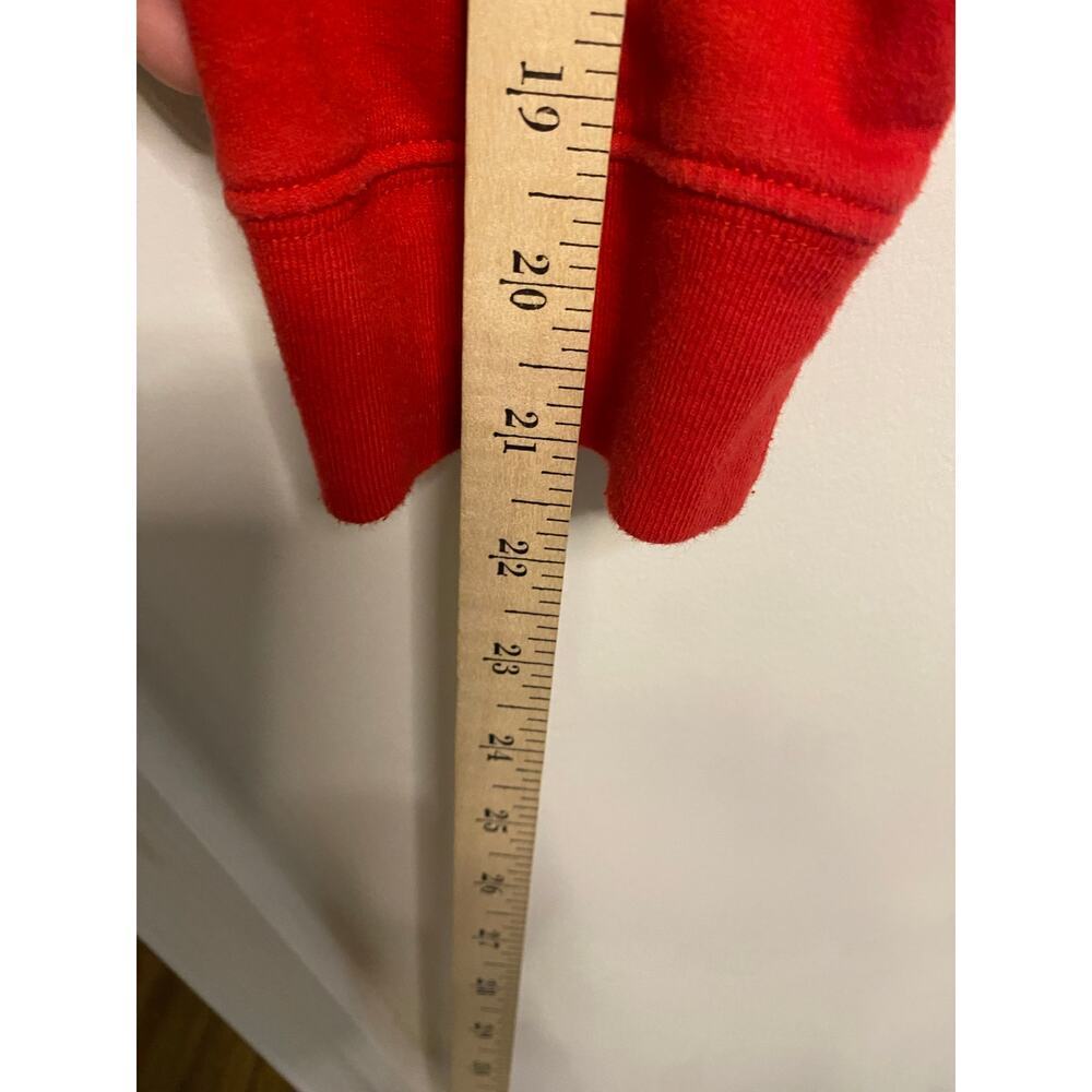 Disney Mickey Mouse Red Hooded Sweatshirt Boxy Cropped 3XL Plus Size Hoodie - Picture 6 of 12